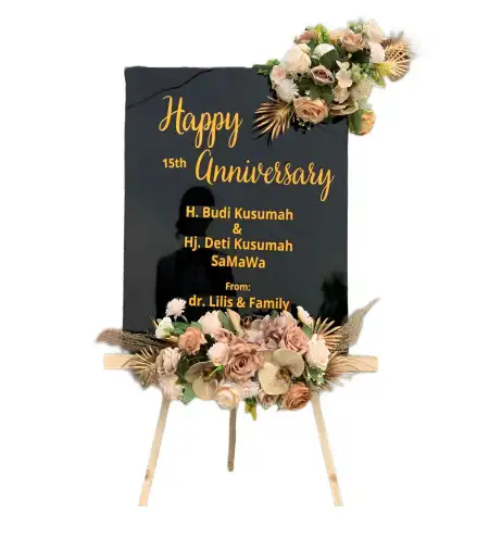 Papan Bunga Akrilik Kwandang