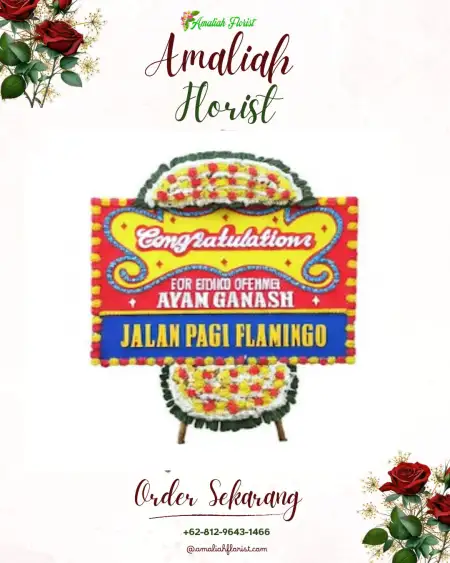 Sewa Papan Bunga Kwandang