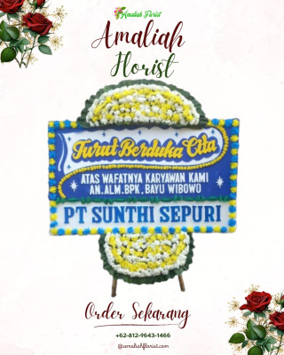 Papan Bunga Duka di Kwandang