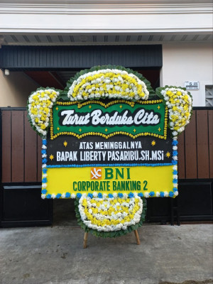Papan Bunga Duka di Kwandang
