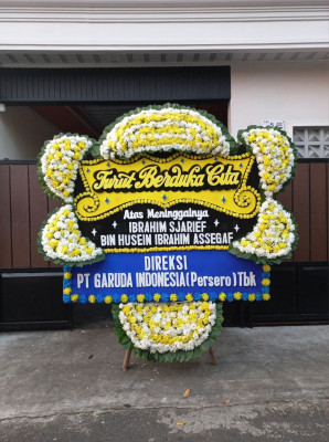 Papan Bunga Duka di Kwandang