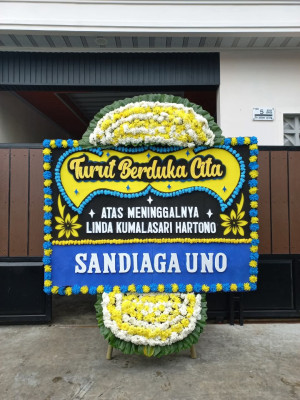 Papan Bunga Duka di Kwandang